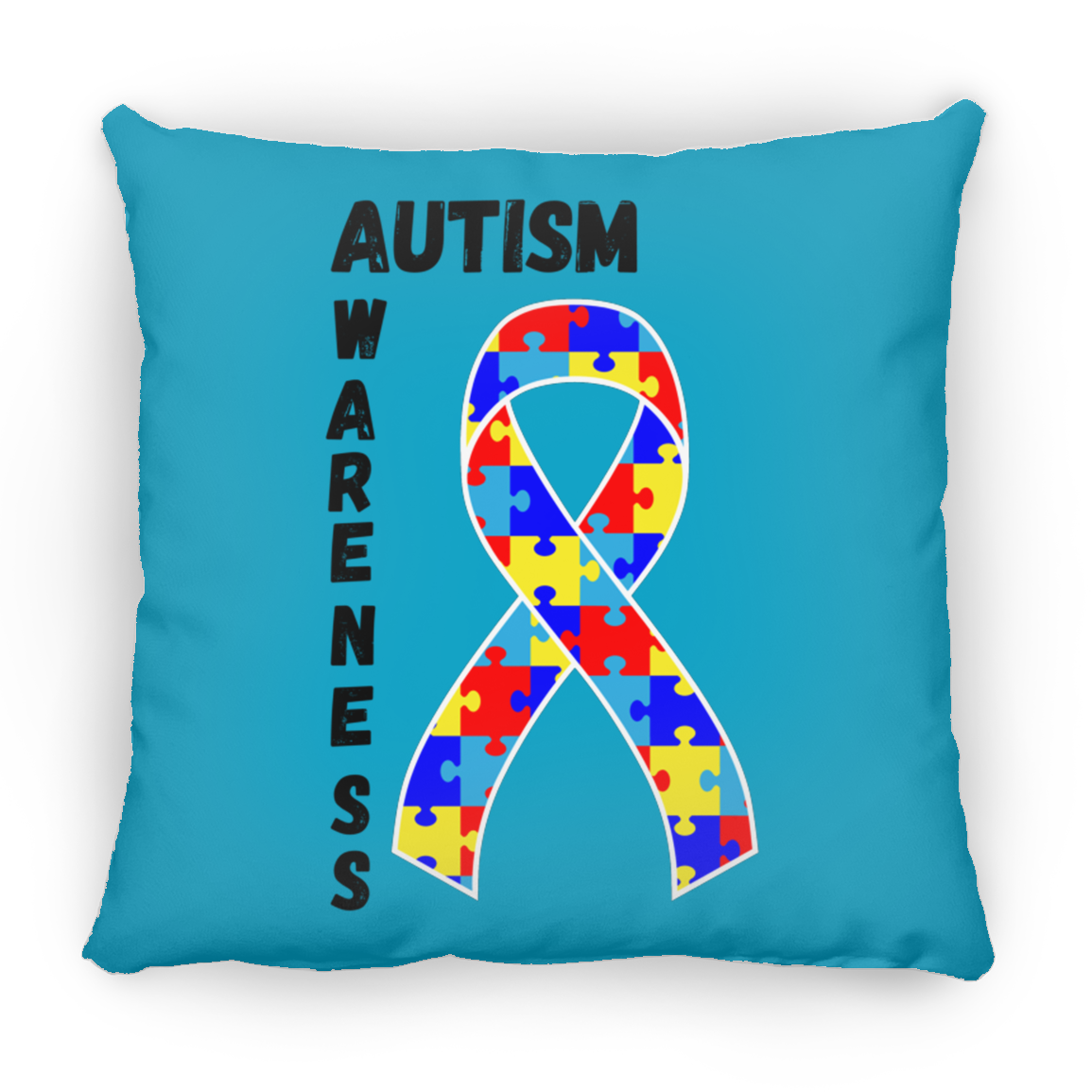 Autism Awareness Square Pillow