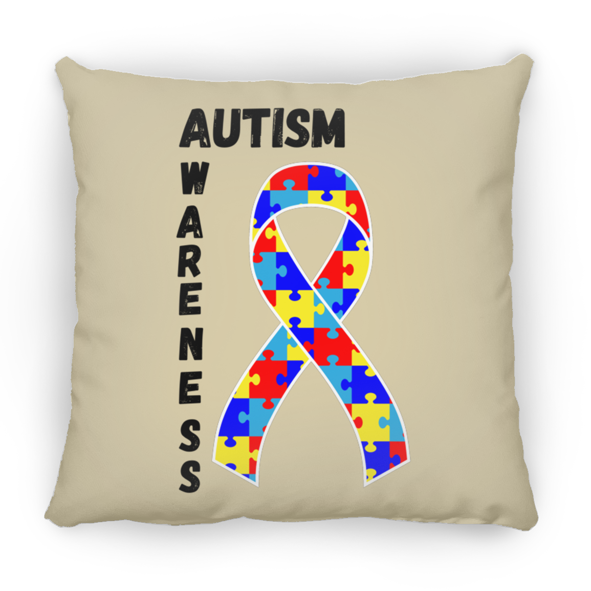 Autism Awareness Square Pillow