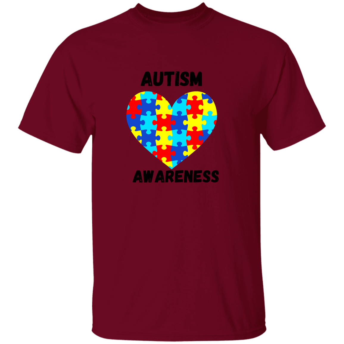 Autism Heart Short Sleeve Shirt