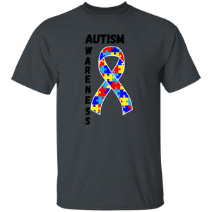 Autism Ribbon Short Sleeve Shirt