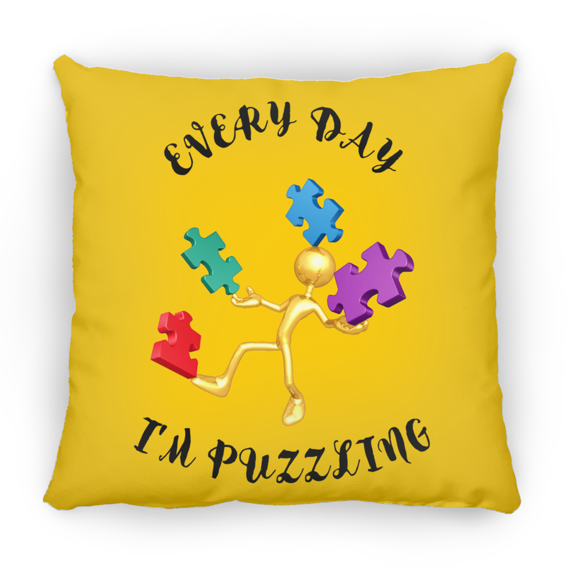 Autism Puzzling Pillow