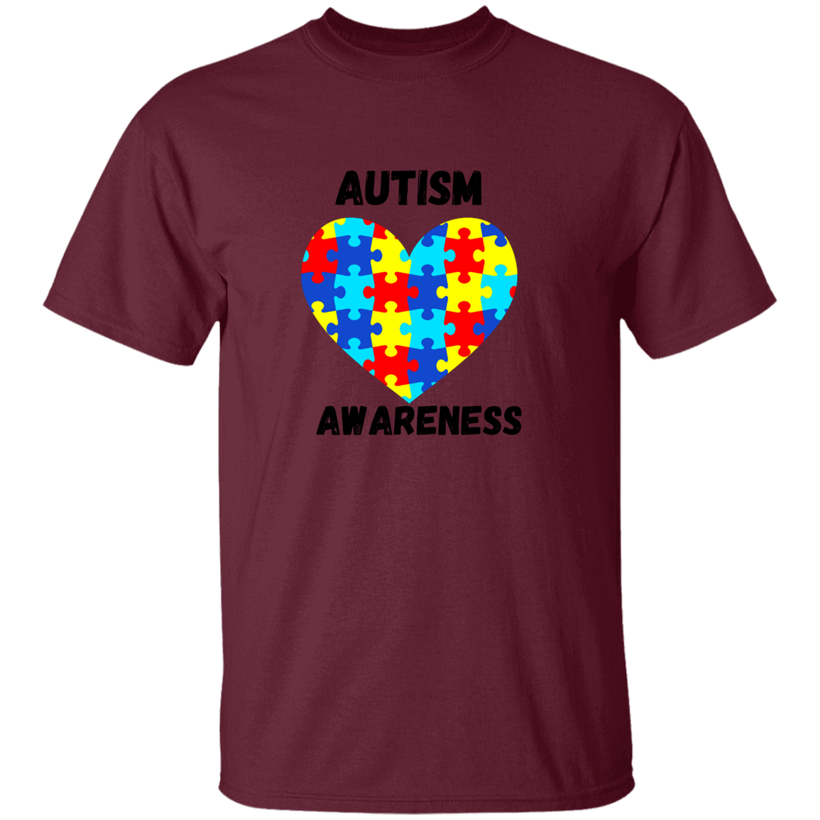 Autism Heart Short Sleeve Shirt