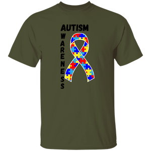 Autism Ribbon Short Sleeve Shirt