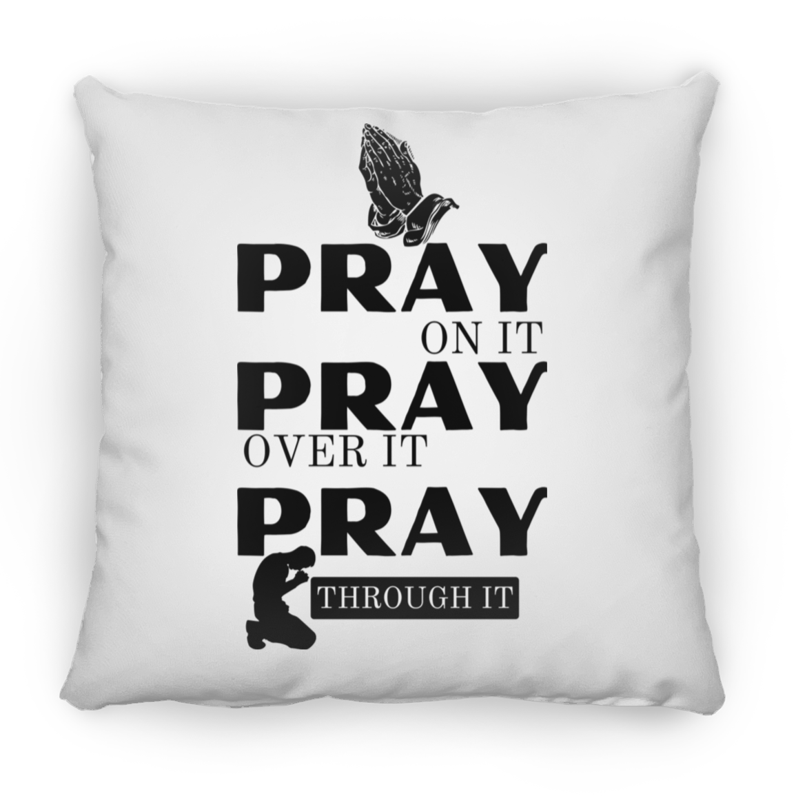 Pray Square Pillow