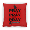 Pray Square Pillow