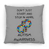 Don't Just Start and Stop Pillow