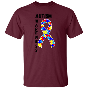 Autism Ribbon Short Sleeve Shirt