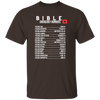 Emergency Bible Numbers Short Sleeve Shirt - White