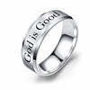God is Good Comfort Fit Ring