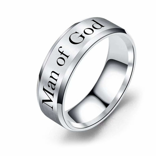 Man of God Comfort Fit Ring