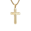 Lord's Prayer Cross Pendant Necklace