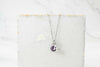 Load image into Gallery viewer, Natural Amethyst Initial Necklace