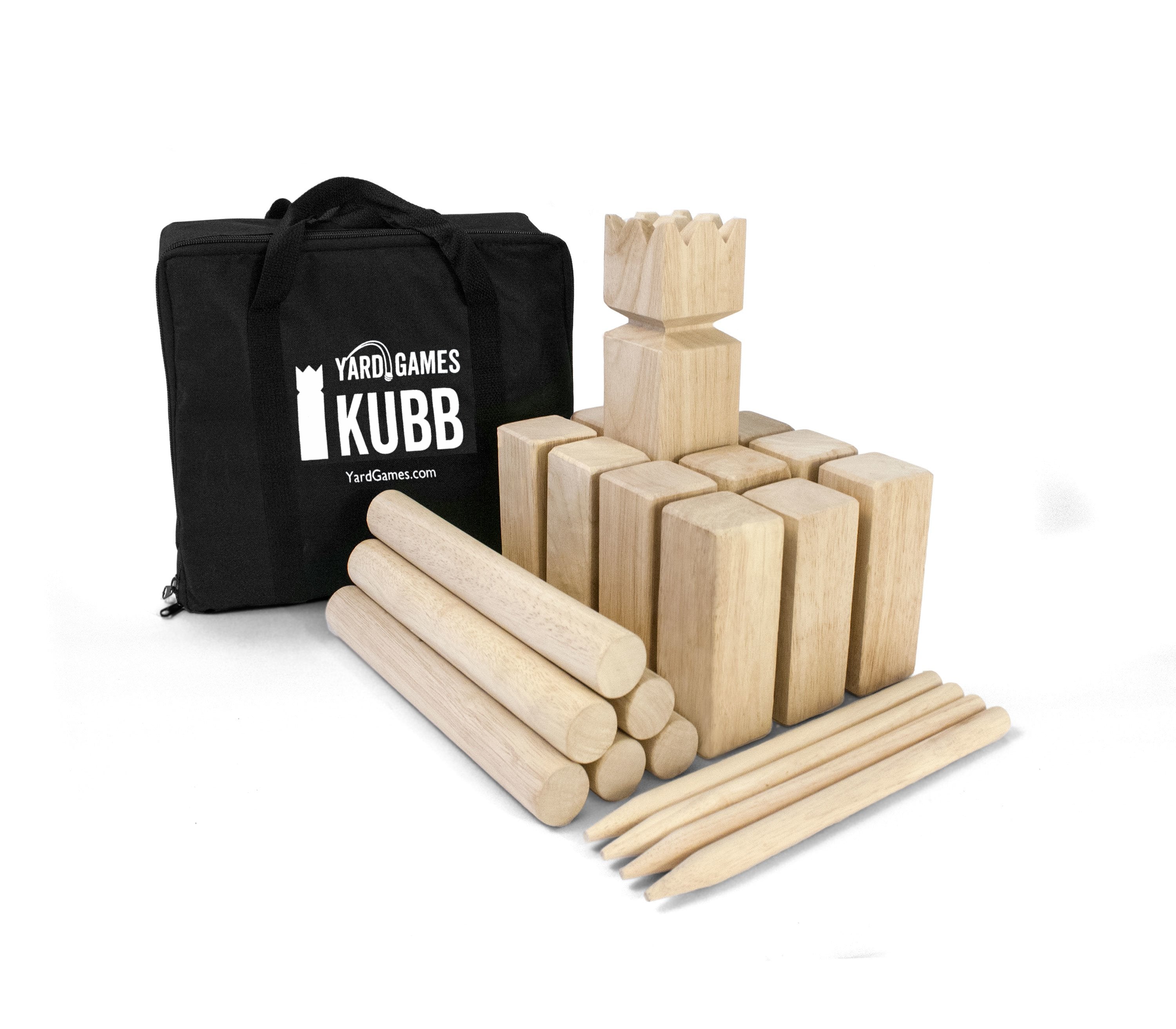 Kubb game set