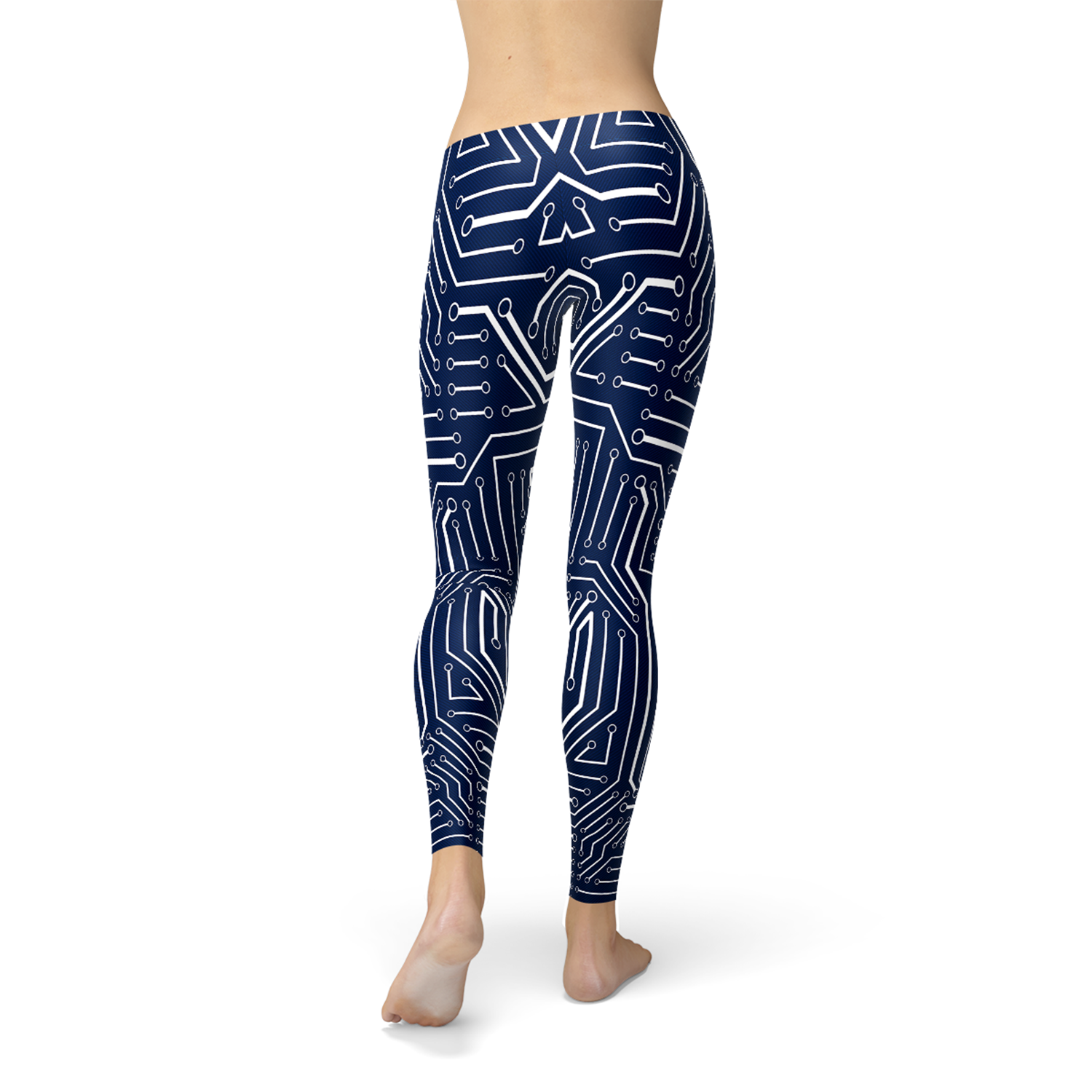 Women's navy circuit leggings