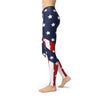 women's American flag leggings