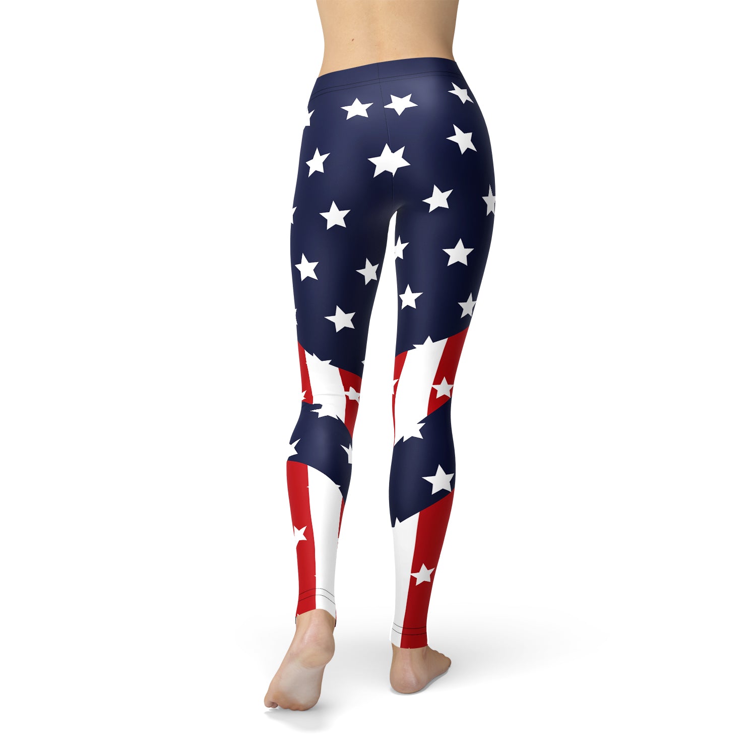 women's American flag leggings