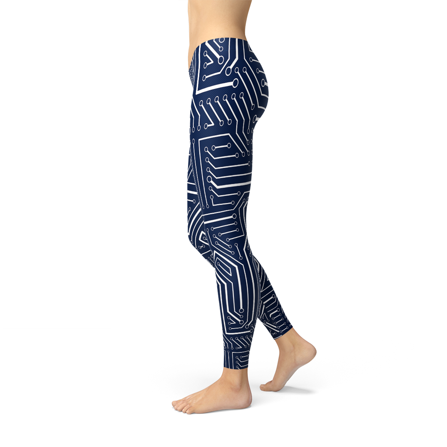 Women's navy circuit leggings