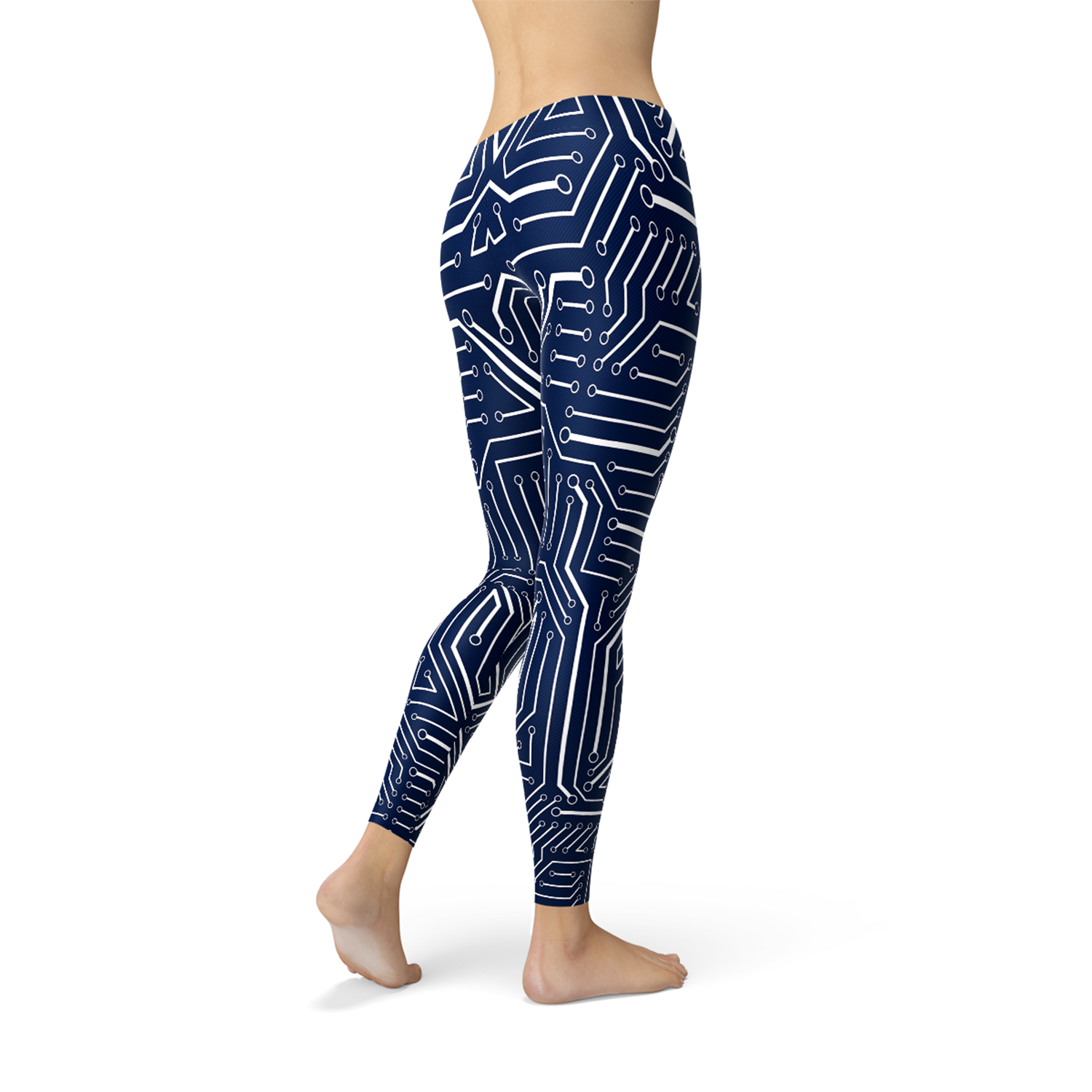 Women's navy circuit leggings