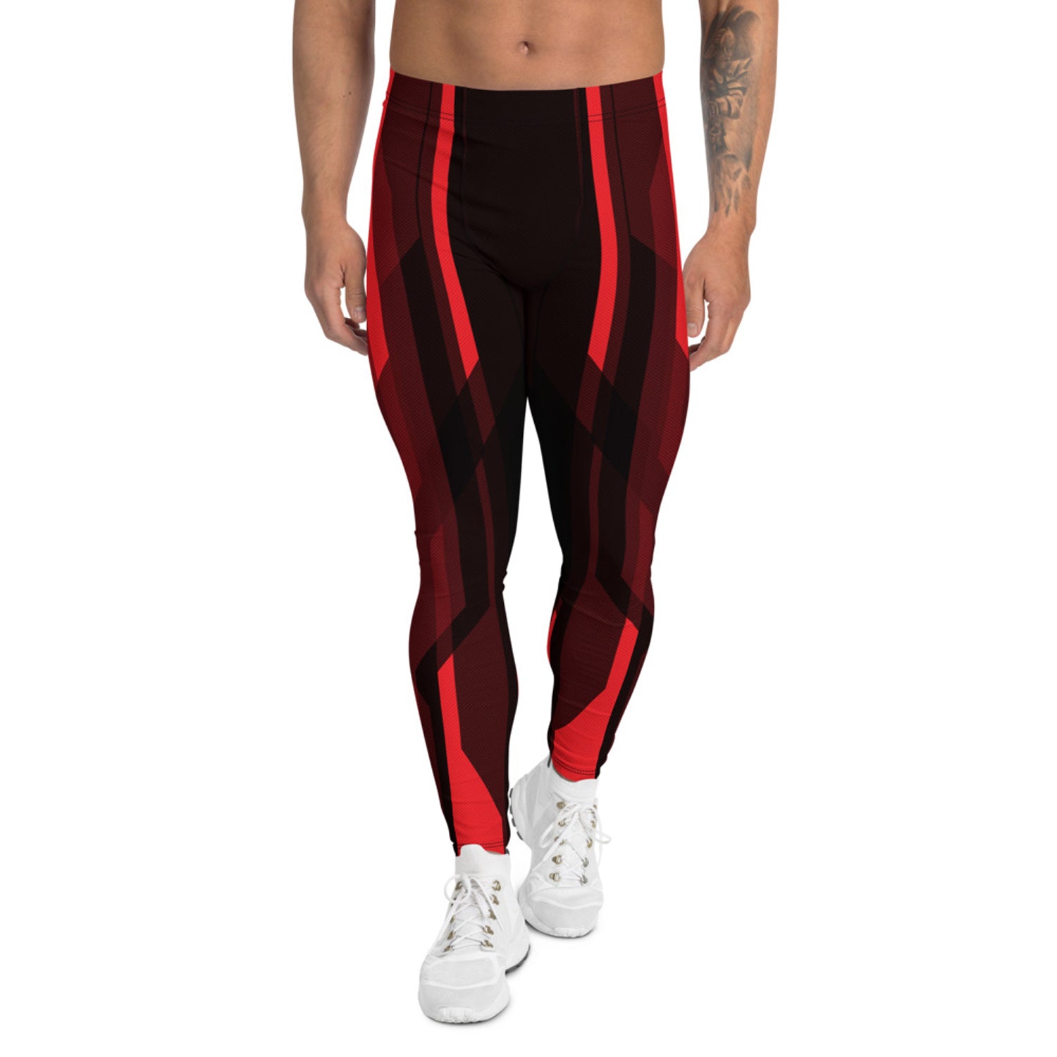Red Tron inspired leggings