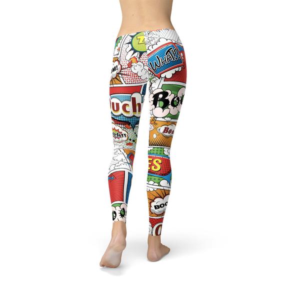 women's comic book leggings