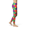 Load image into Gallery viewer, Rainbow pinwheel leggings