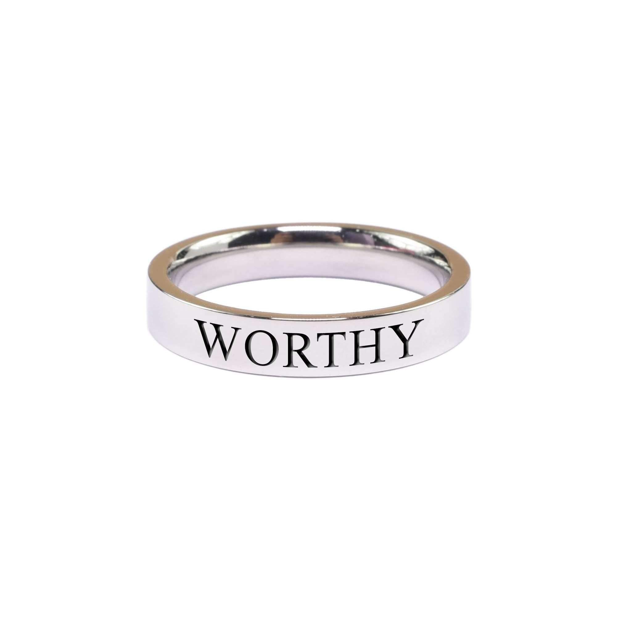 Worthy Comfort Fit Inspirational Band